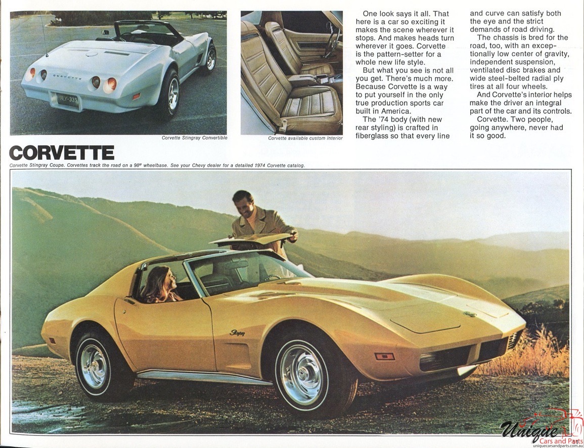 1974 Chevrolet Full-Line Brochure Page 1